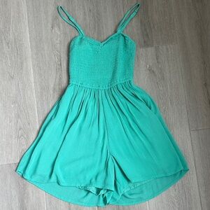 Hollister Teal Jumpsuit size XXS